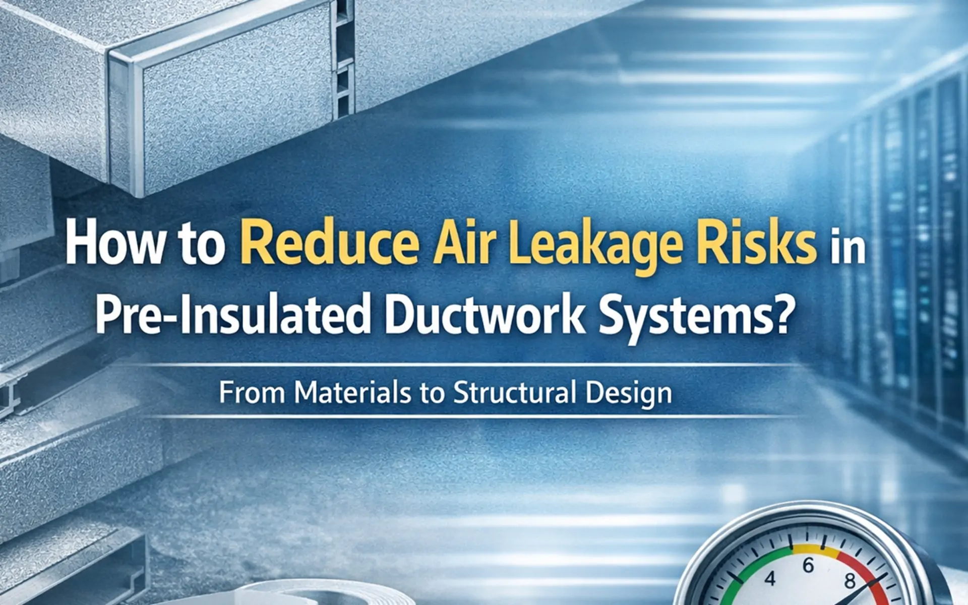 How to Reduce Air Leakage Risks in Pre-Insulated Ductwork