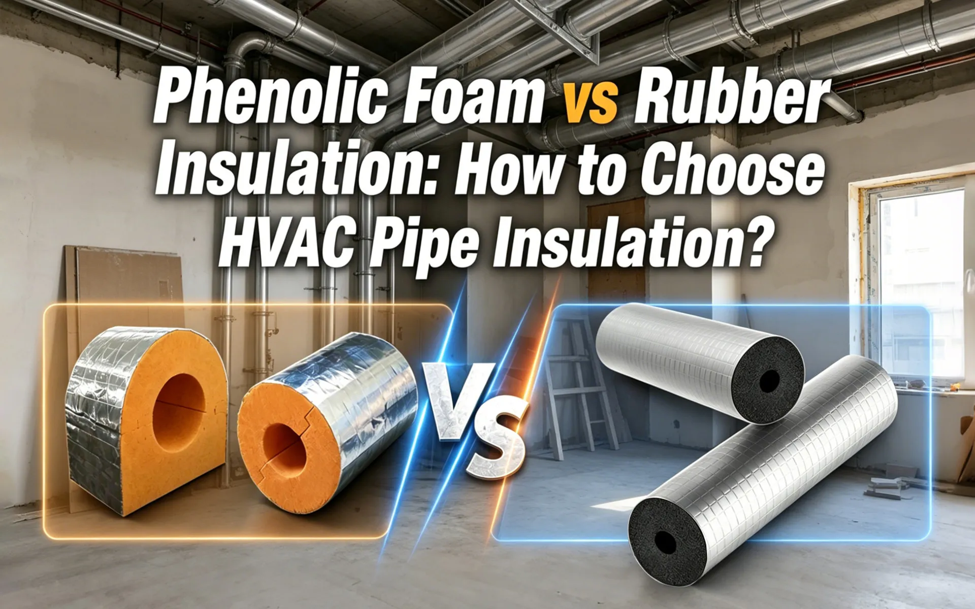 Phenolic Foam vs Rubber Insulation How to Choose HVAC Pipe Insulation