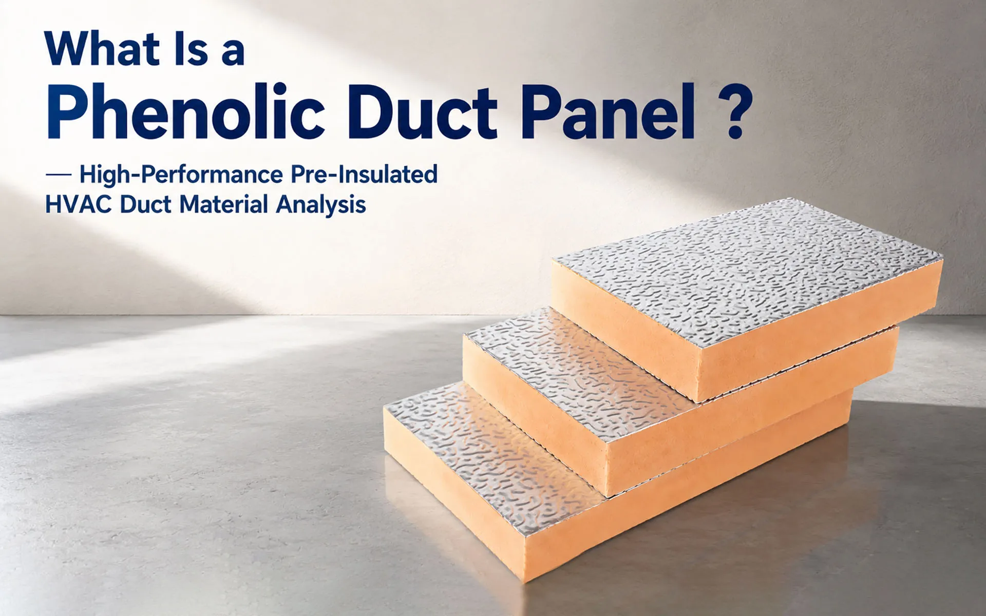 What Is a Phenolic Duct Panel — High-Performance Pre-Insulated HVAC Duct Material Analysis