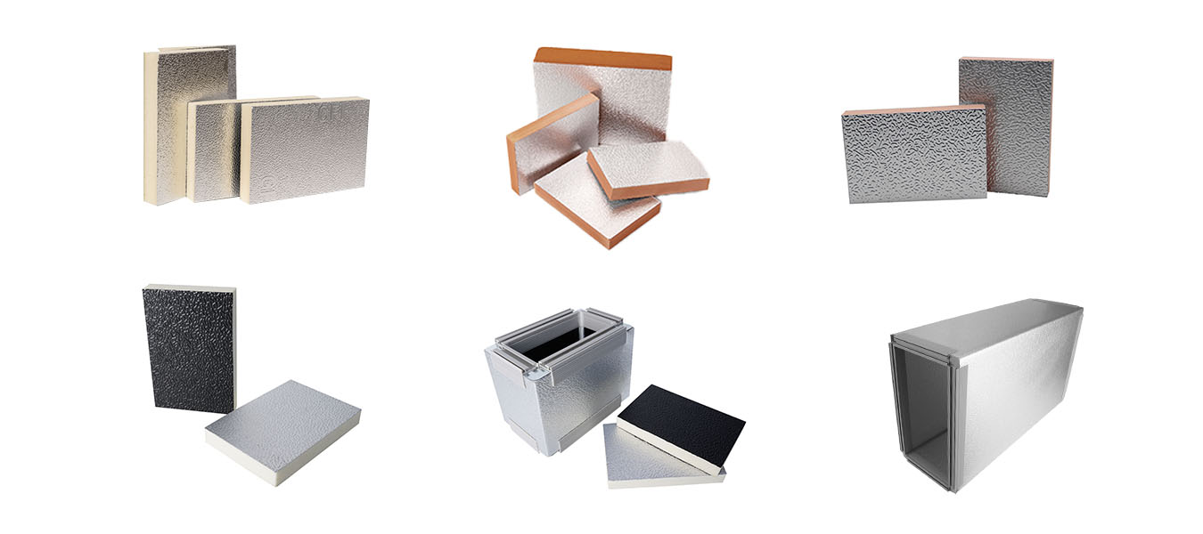 GFI PIR pre-insulated duct panels