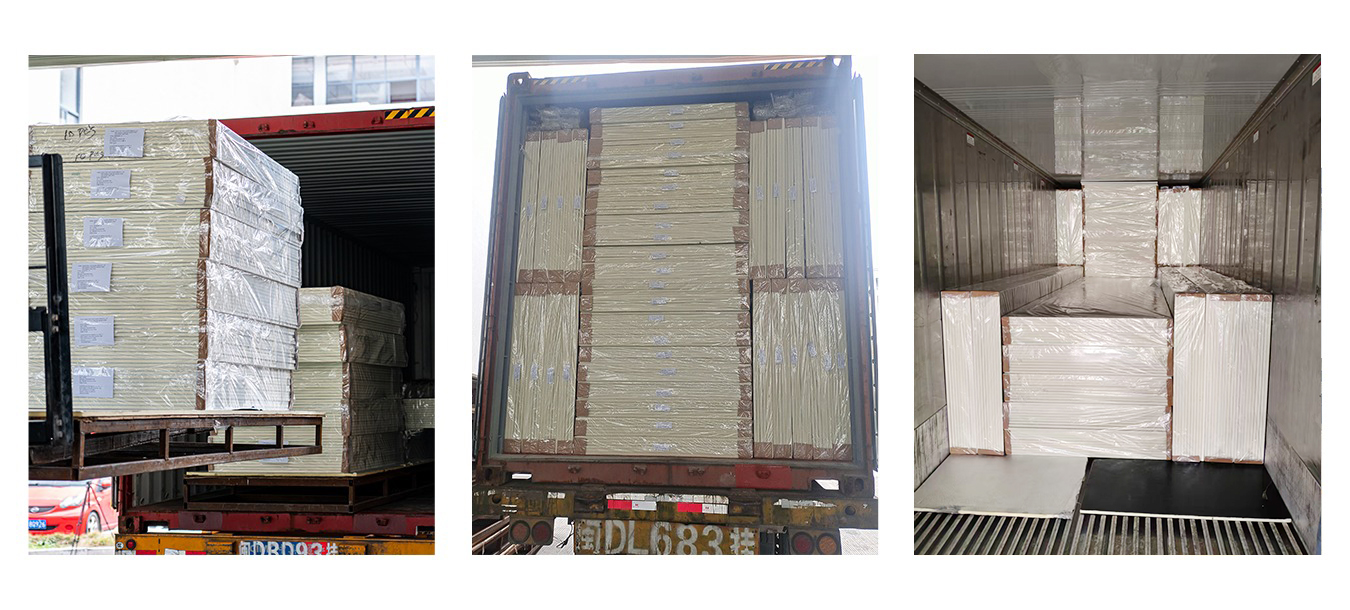 Loading of Pre insulated duct panel