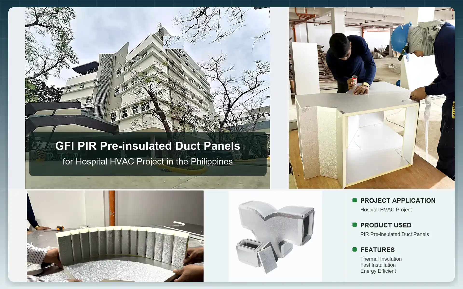 PIR Duct Panels HVAC Project