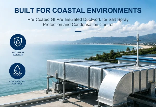 Pre-Painted GI Pre-Insulated Ducts Pre-Painted GI Pre-Insulated Ducts