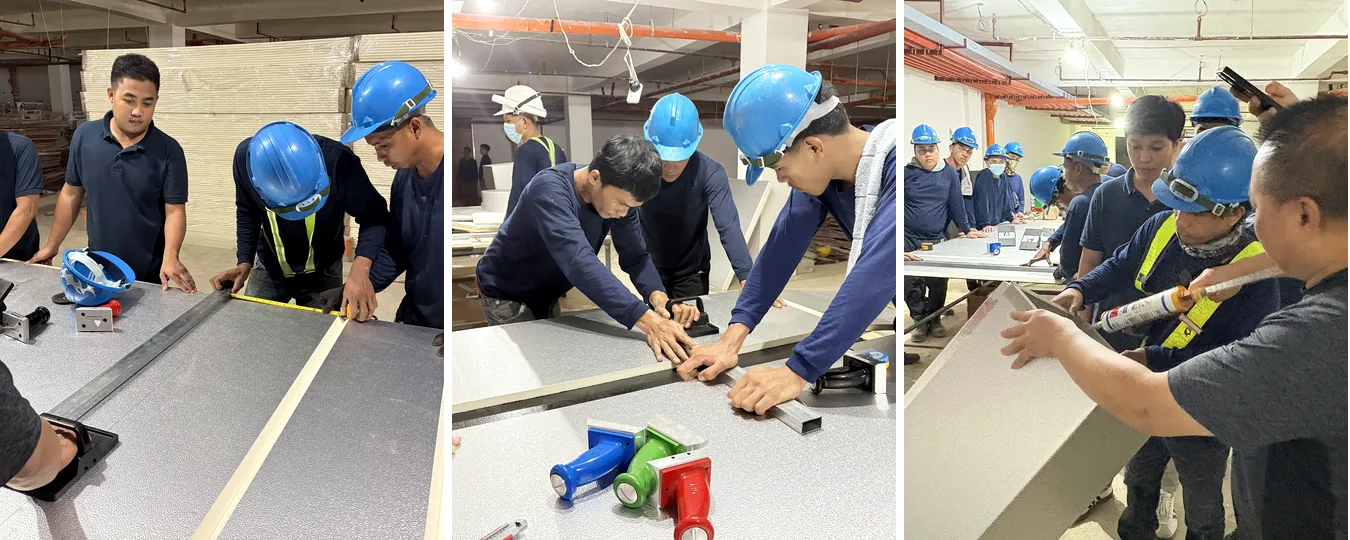 duct panels On-site Technical Support