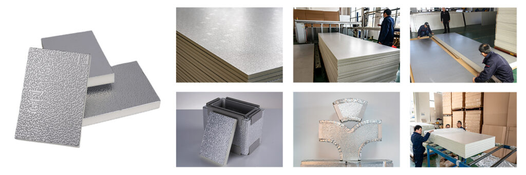 PIR foam Pre insulated duct panel