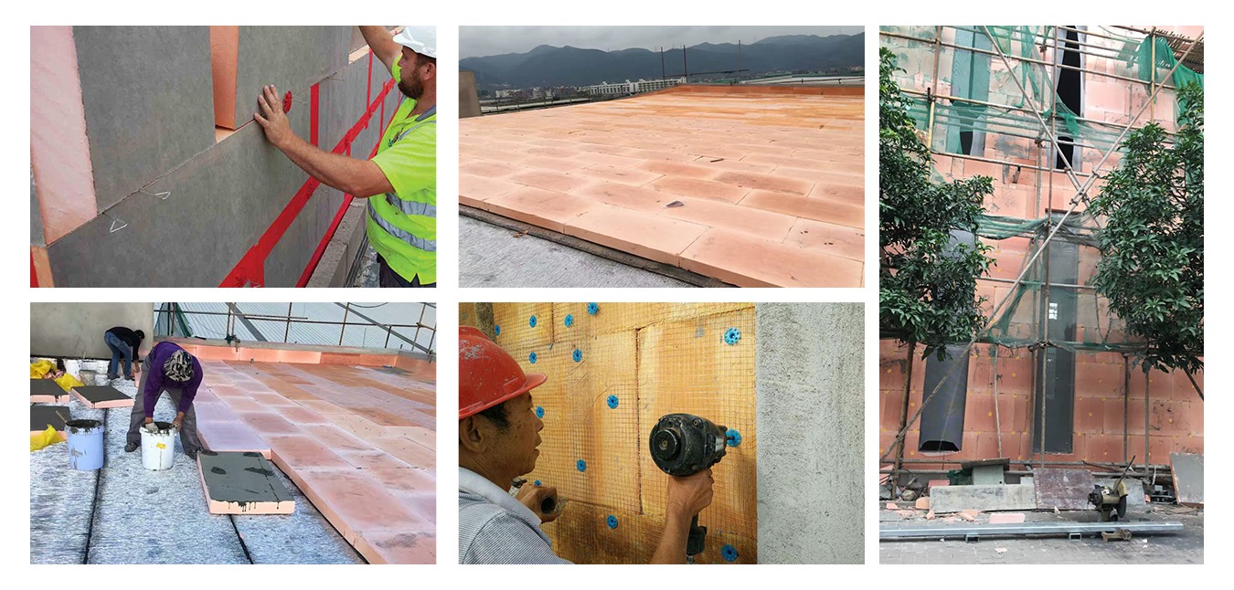 50mm 100mm phenolic insulation foam board