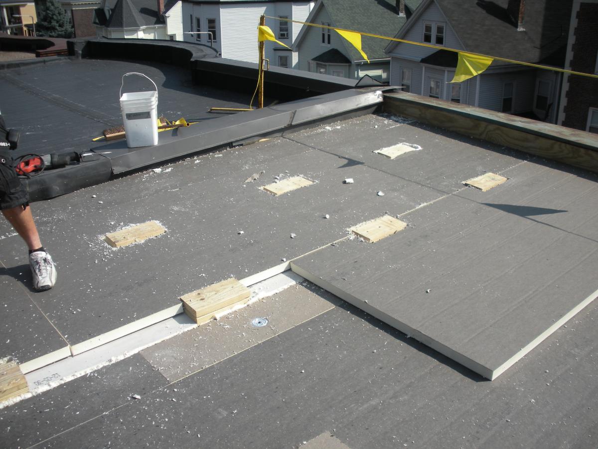 PIR panel for roofing