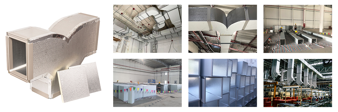 Pre-insulated PID Duct Panel in Vietnam and Thailand Singapore