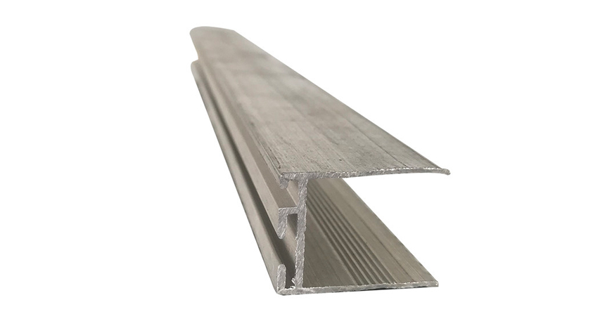 Phenolic duct panel with Aluminum F U section bar flange