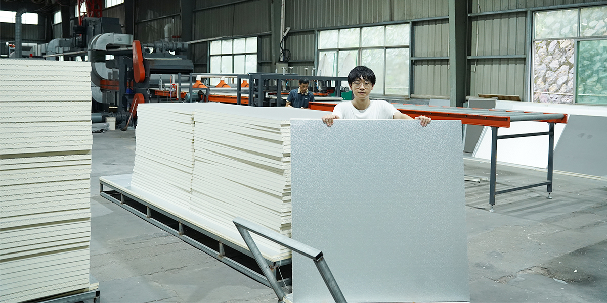 PU foam duct board for ventilation air duct