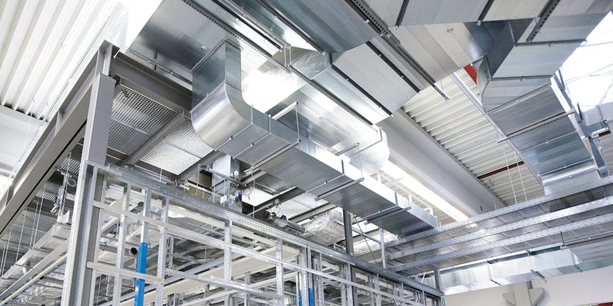 traditional GI duct installation