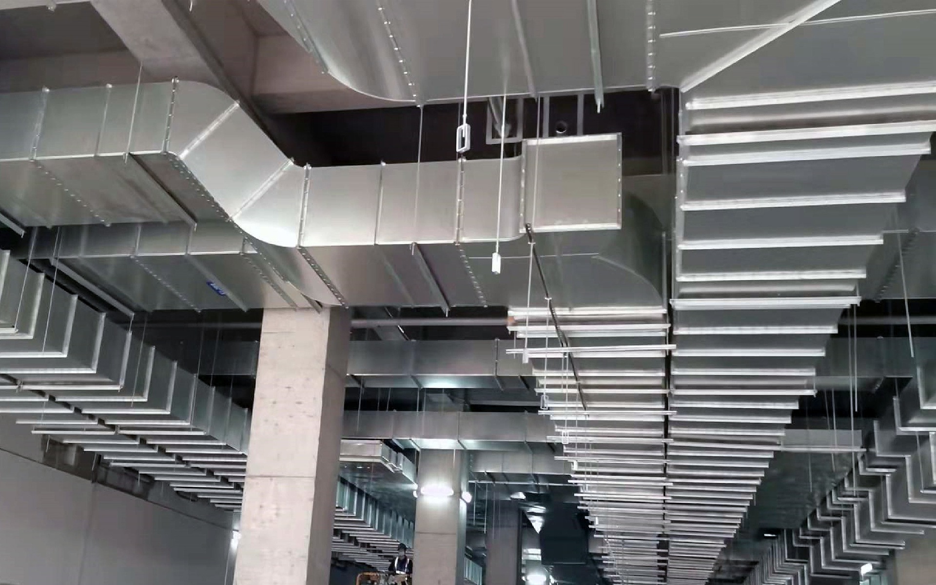 HVAC Ductwork System In Building