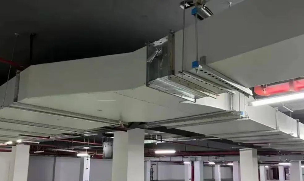 metal smoke exhaust ducts