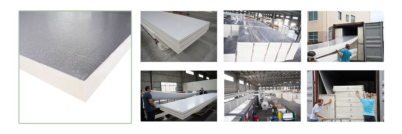 GFIDuct Aluminum Foil Polyurethane Insulation Board 50mm
