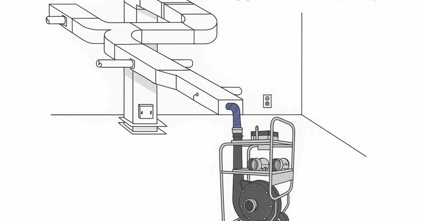 duct air leakage testing for pre-insulated duct