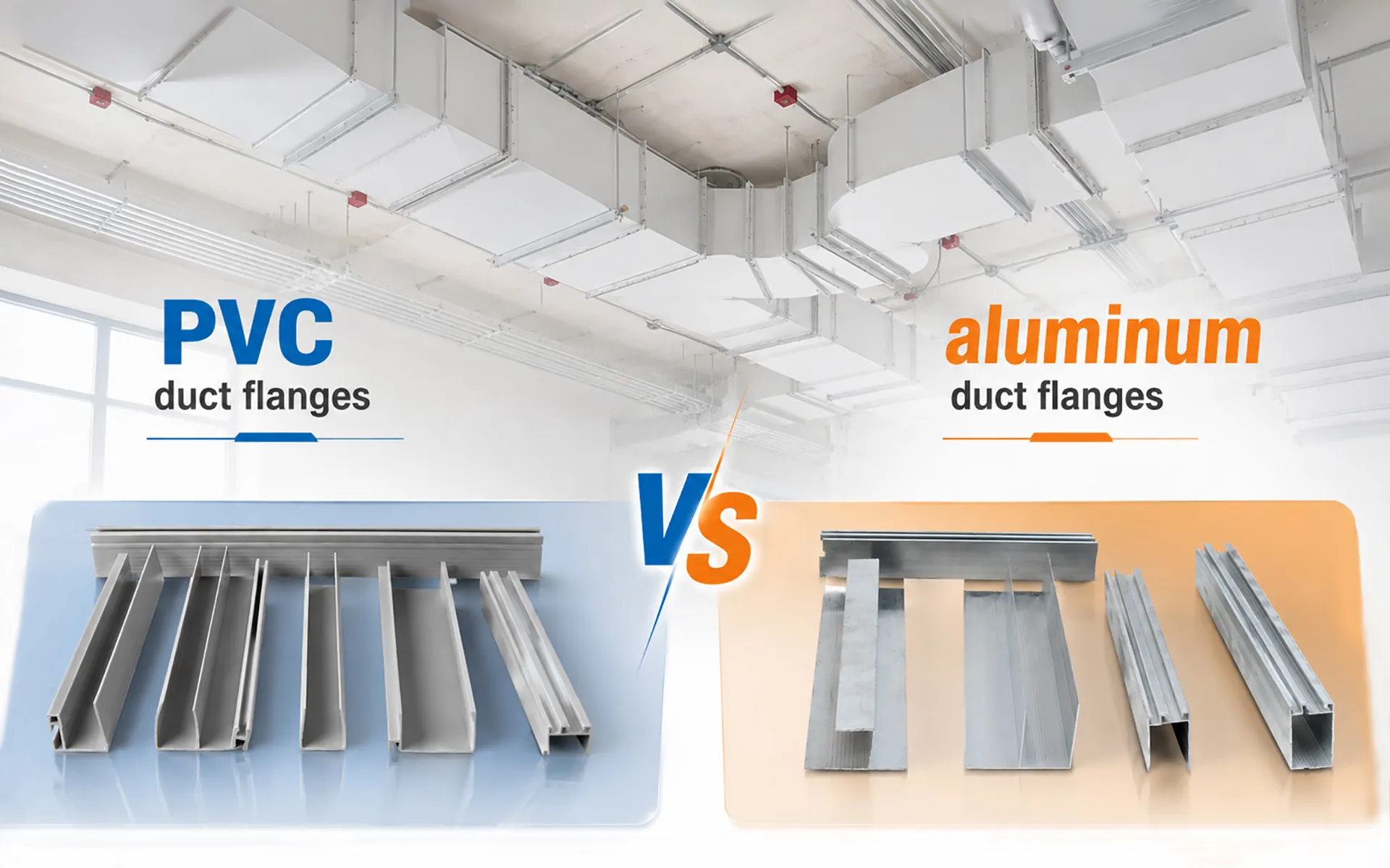 Aluminized Pvc Choosing HVAC Duct Flanges: PVC vs Aluminum